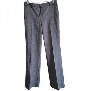 Jones New York Black and White Houndstooth Straight Leg Pants Sz 4